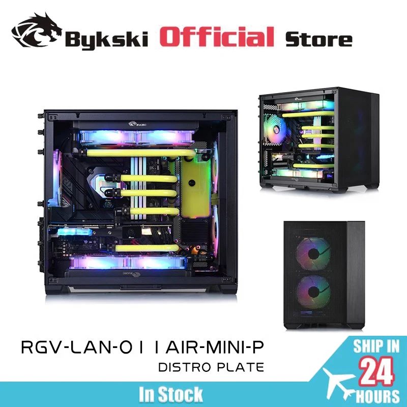 

Bykski Distro Plate Kit Use for LIANLI O11 AIR MINI Computer Case for CPU/GPU Water Cooling Radiator Support DDC Pump