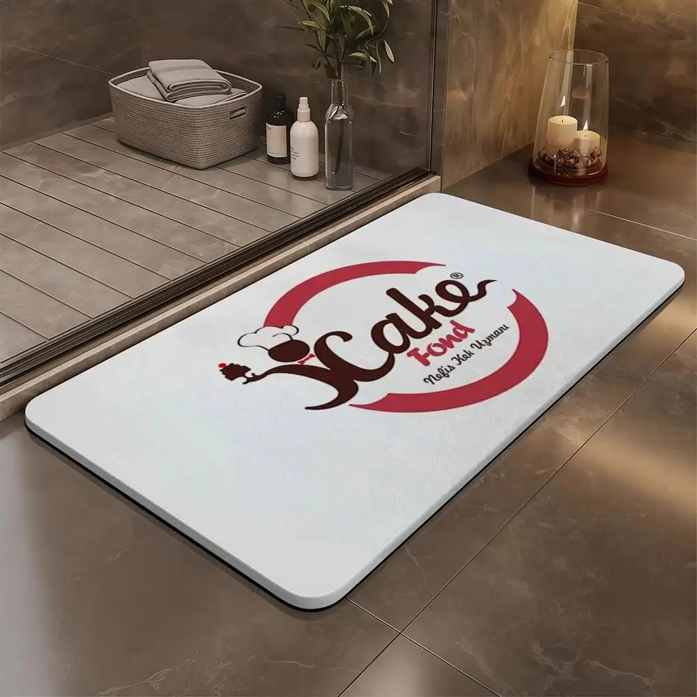 

Rug for Bedroom Bakery Sleeping Room Funny Floor Mat Bathroom Soft Diatomaceous Mud FloorMat Bathroom Absorbent Mat,Bedroom Mat