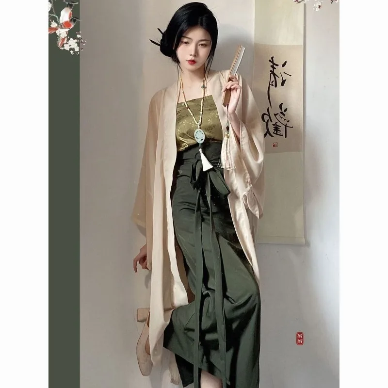 Song Dynasty Hanfu Dress Chinese Women Traditional Elegant Princess Dress Female Vintage Oriental Lady Hanfu Robe 3 Piece Set