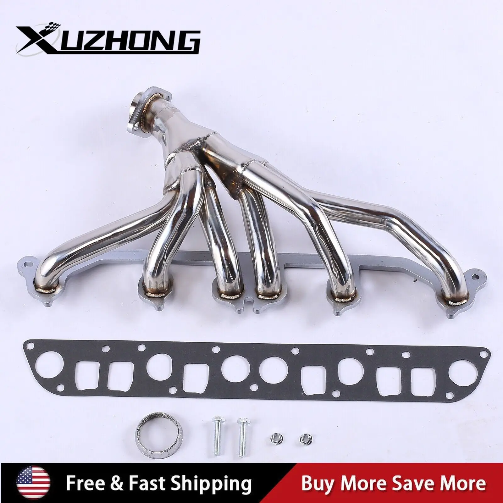

FOR 1991-1999 JEEP WRANGLER CHEROKEE 4.0L TJ STAINLESS MANIFOLD HEADER/EXHAUST