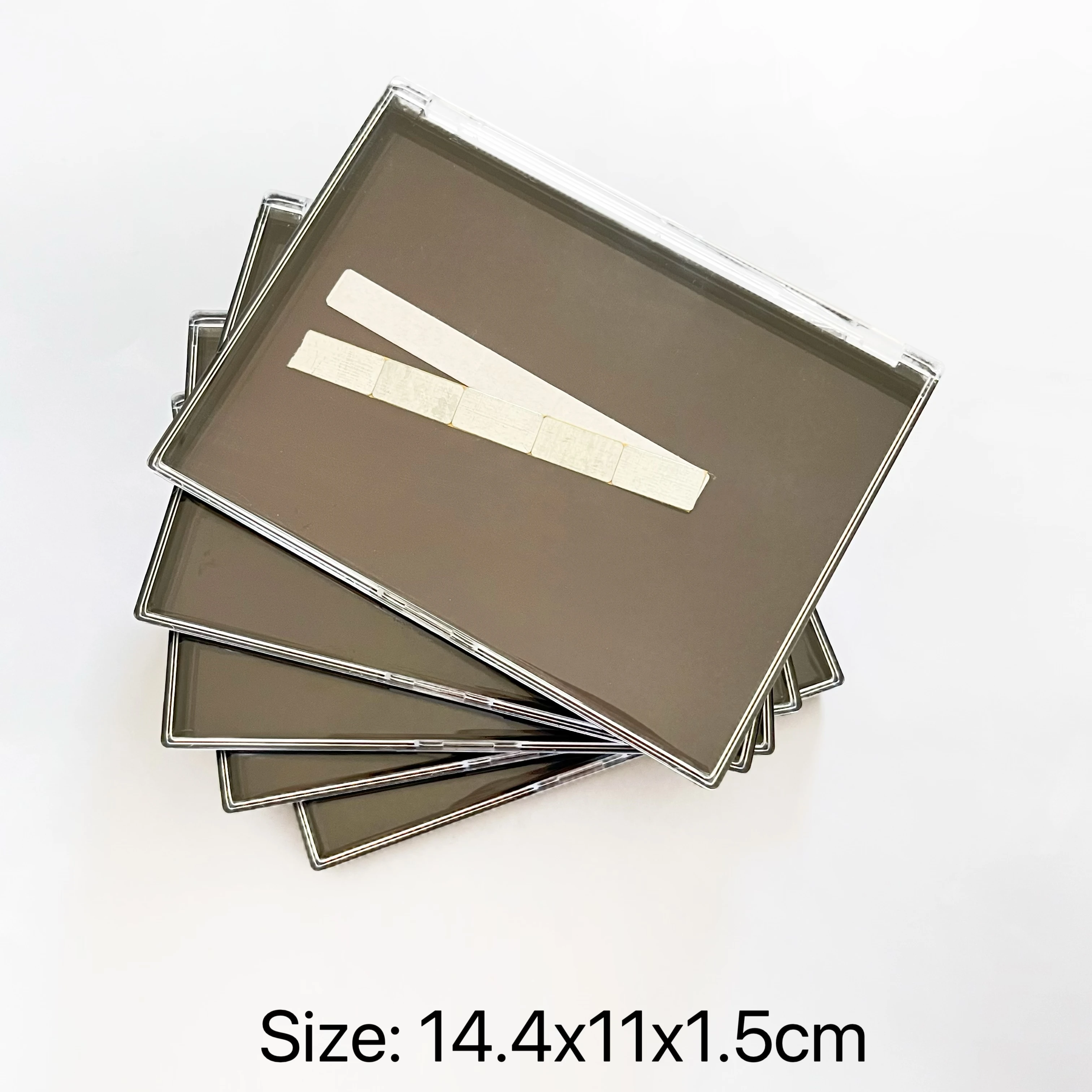 5PCS No Logo Medium Size Empty Magnetic Plastic Cosmetic Makeup Palette for Eyeshadow Lipstick Blush Powder-Fill Pan 15*26mm