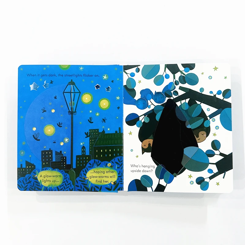 Peep Inside Night Time Lift-the-Flap Board Book - Kids' Bedtime Story Educational Toddler Animal Book