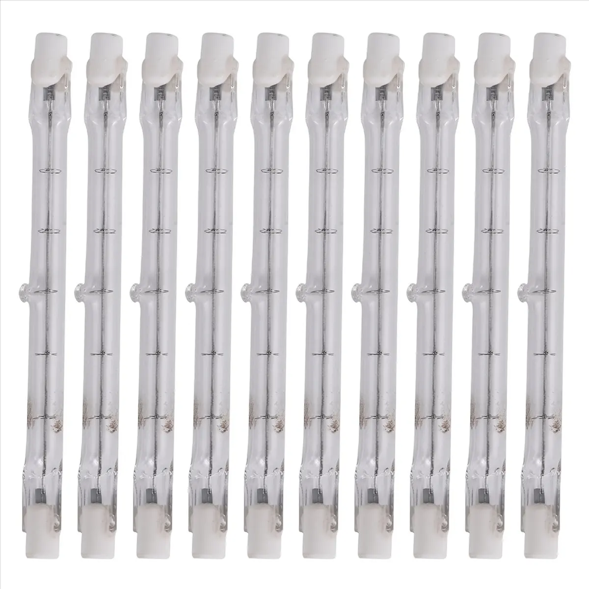 DT35！ R7S Halogen Light Bulb 118 mm 200 W 230 V Pack of 10 Halogen Rod R7S Halogen Bulb R7S Dimmable Halogen Rod Lamp Lights