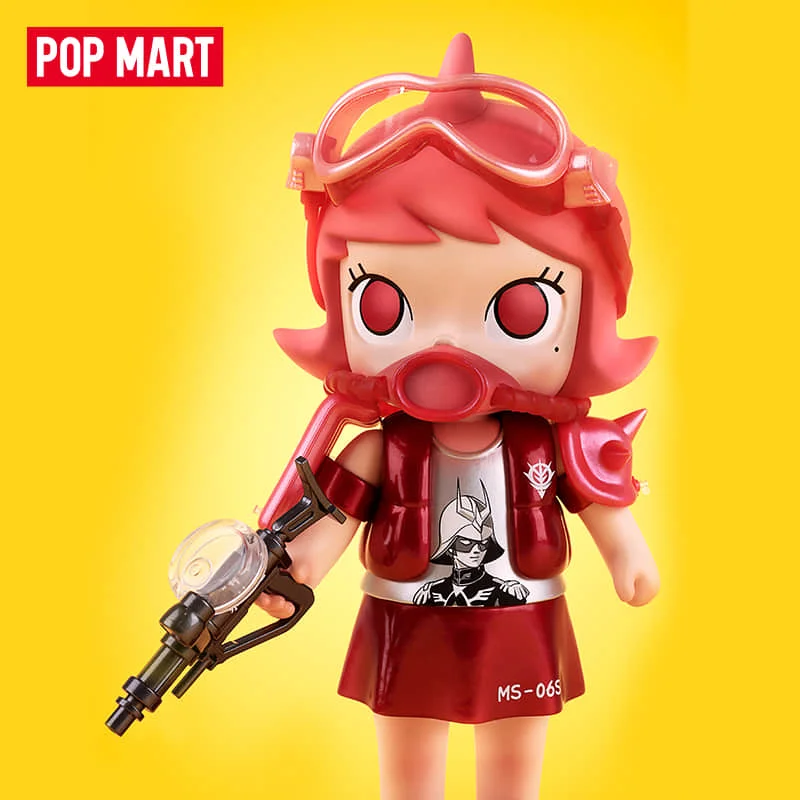 18cm POPMART MOLLY Zagu Doll Special for Xiaya Anime Action Figure Ornament Figuriens Home Decor Desktop Dolls Model Girls Gift