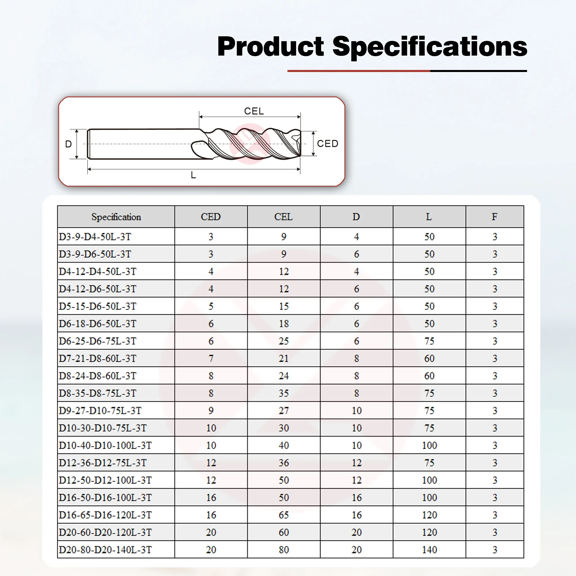 CNC Karbür Parmak frezeler Bit 3 Flüt ZrN Kaplama 6mm 8mm 10mm 12mm U şekli Büyük Çip Sökücü freze kesicisi Aletler Alüminyum