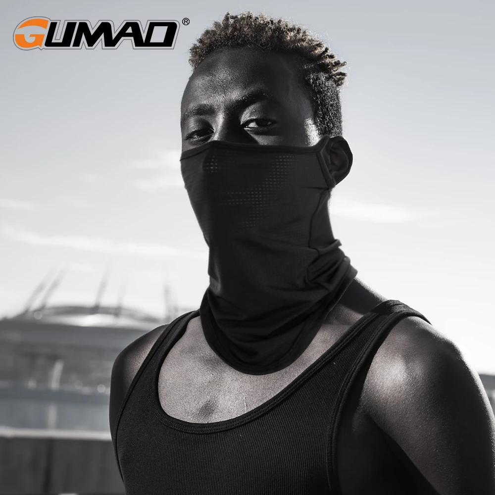 Mesh Cool Sport Bandana Gesicht Abdeckung Hals Gamasche Radfahren Laufen Jagd Wandern Rohr Schal Eis Seide Halbe Maske Männer Frauen sommer