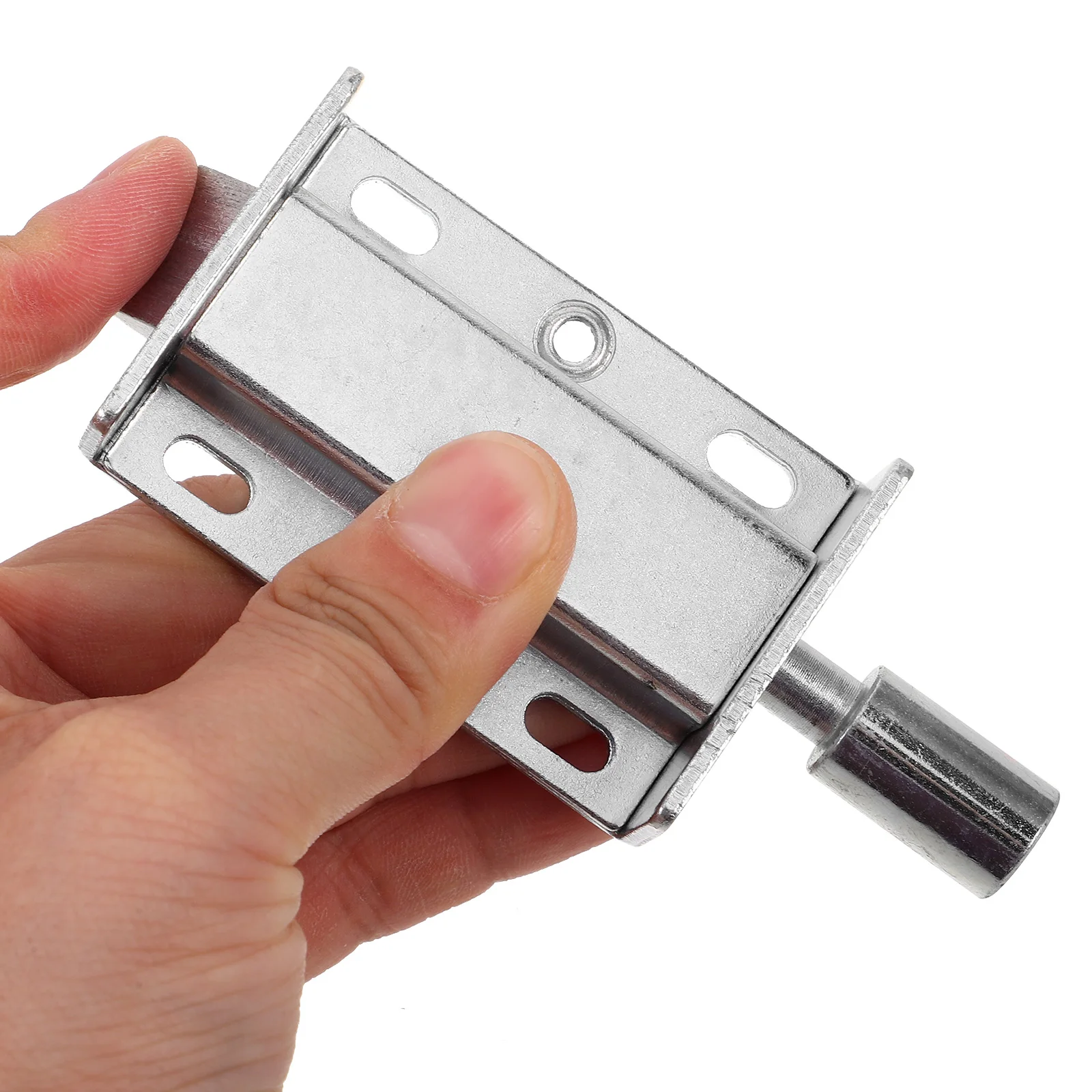 

Metal Spring Loaded Latch Push Pull Bolt Door Lock for Truck Toolbox Replacement Metal Tool Box Accessories Spring Door Latch