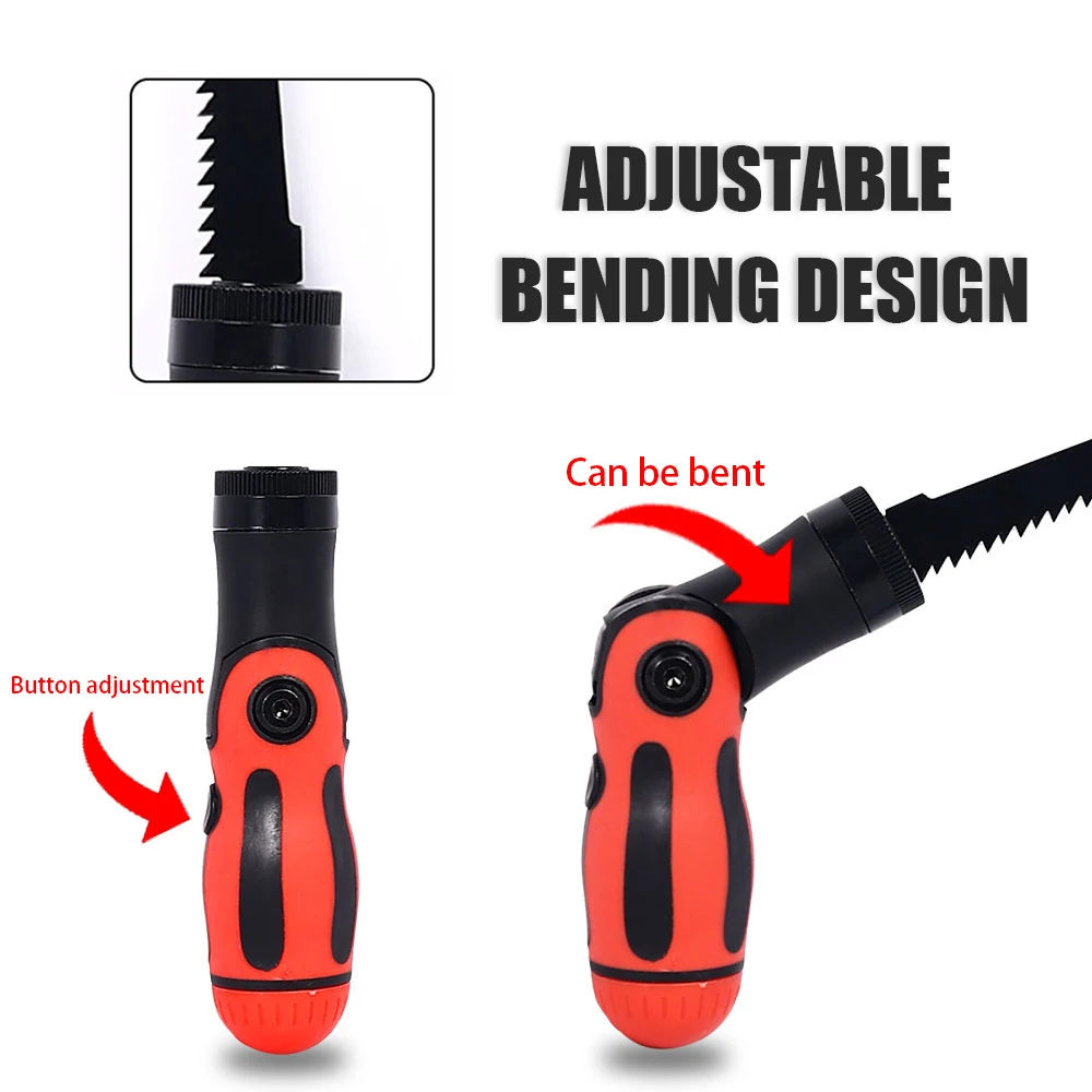 19Pcs Saber Saw Set Multifunctional Handle Fits Reciprocating Saw Blades & Screwdriver Bits Cutting Tool for Wood Plastic Pipe - view 4