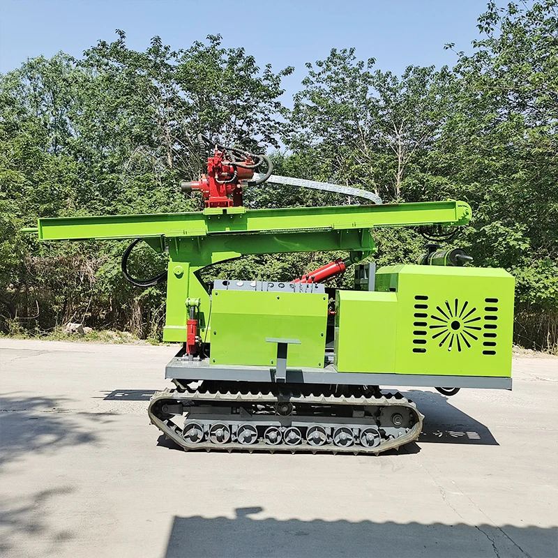 Large Flow Hydraulic Solar Pile Driver Quick Action For High Speed PV Pile Installation