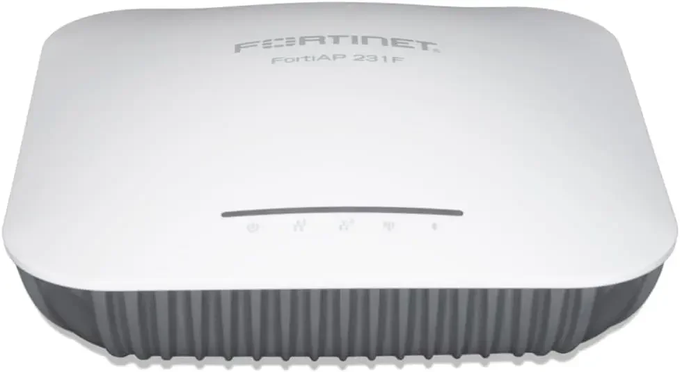 Fortinet FAP-231F-C Punto de acceso inalámbrico para interiores 2x2 Wi-Fi6 Tri Radio con antena interna 2 puertos GE RJ45