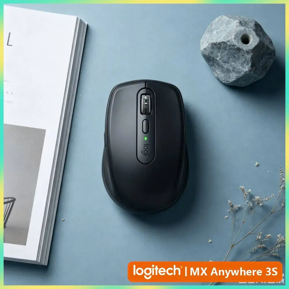 Productivity MX Anywhere 3S - 8000 DPI, MagSpeed Scroll, 3-Device Connect, Perfect for Auto Accessory Presentation & Office