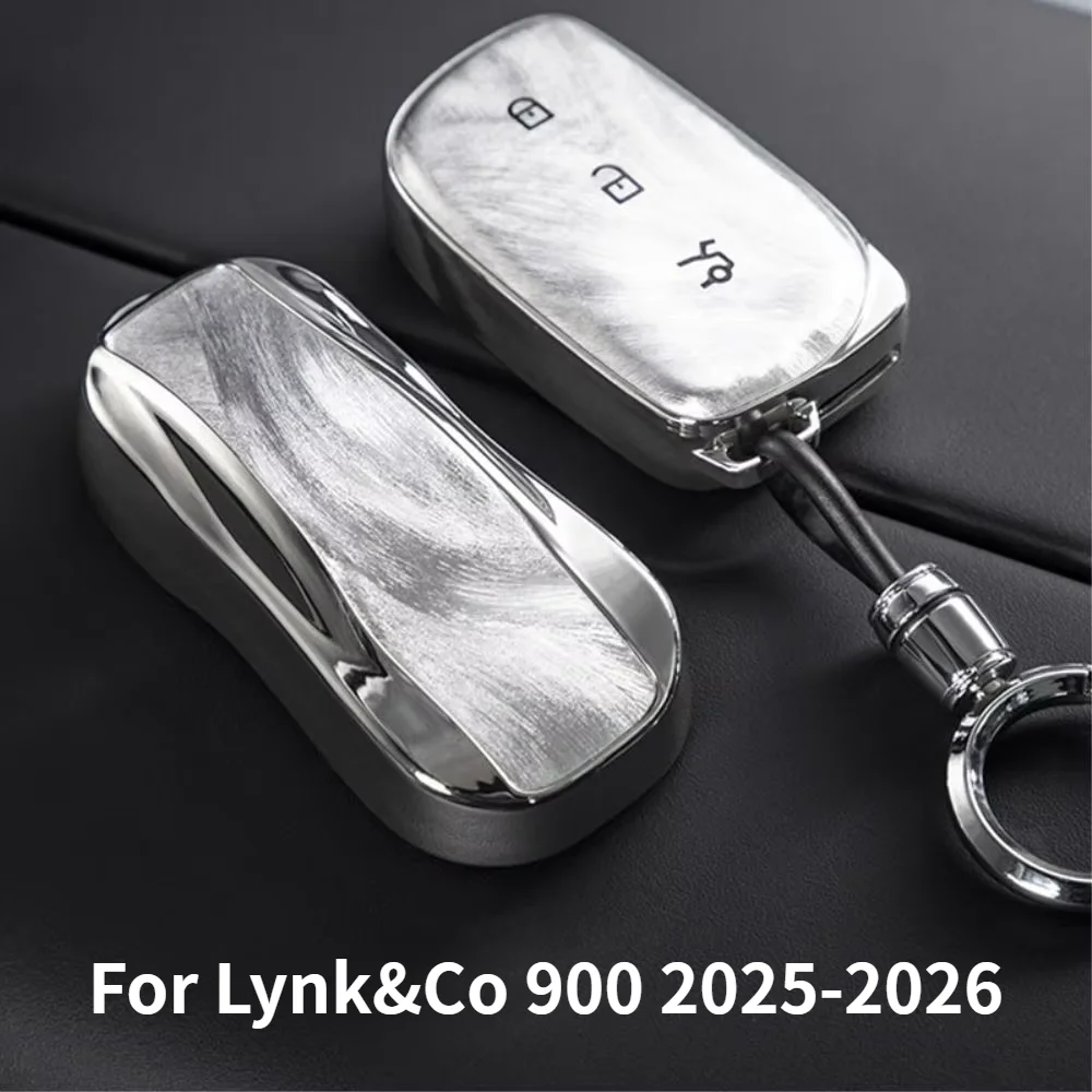 Car Upgrade For Lynk&Co 900 2025-2026 Car Key Case Holder Smart Key Fob Cover Remote Protector Automobile Modification