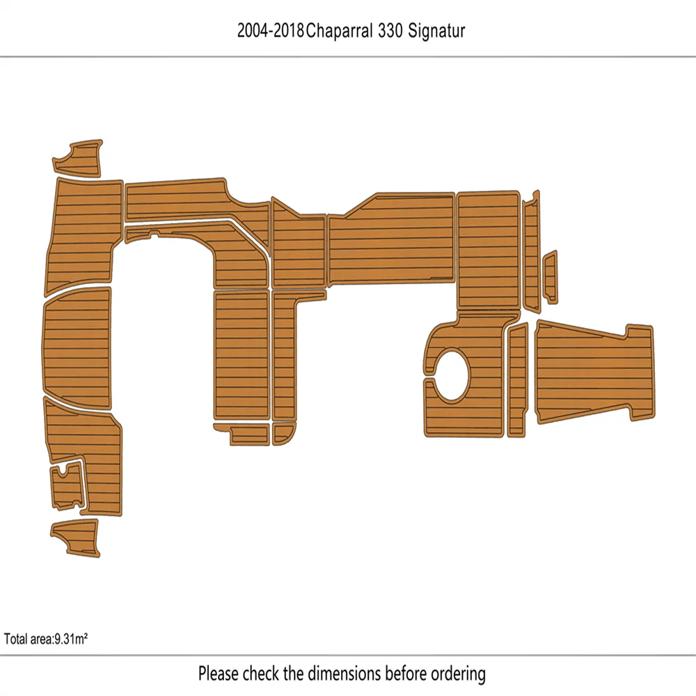 

2011-2018 Chaparral 330 Фирменная платформа для плавания в кабине, пол из пенопласта EVA 1/4 дюйма, 6 мм