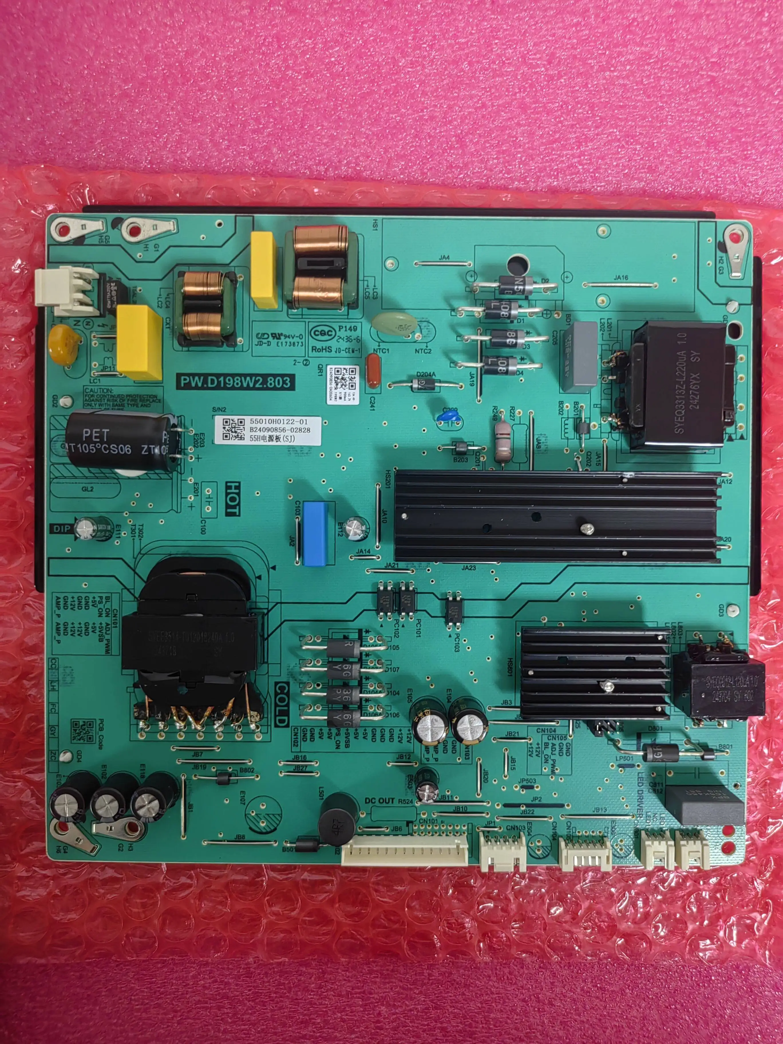 New original CVTE video source PW. D198W2.802 power board 55-inch splicing screen integrated backlight power supply 803