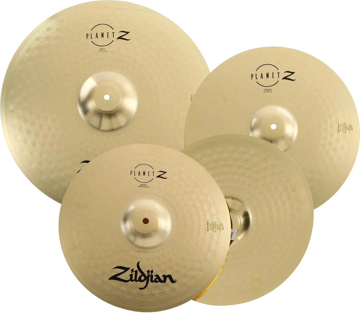 

Zildjian Planet Z Complete Cymbal Set - 14/16/20-inch