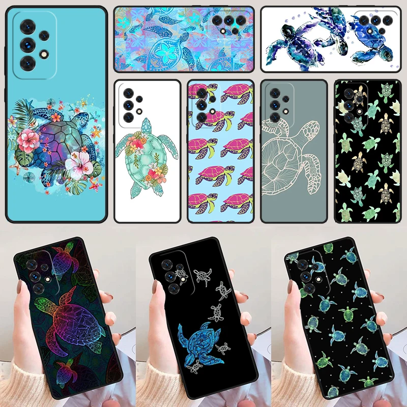 

Sea Turtle For Samsung Galaxy A52 A72 A73 A20e A21S A50 A70 A11 A12 A42 A31 A40 A51 A71 A32 A80 A91 Phone Case Cover