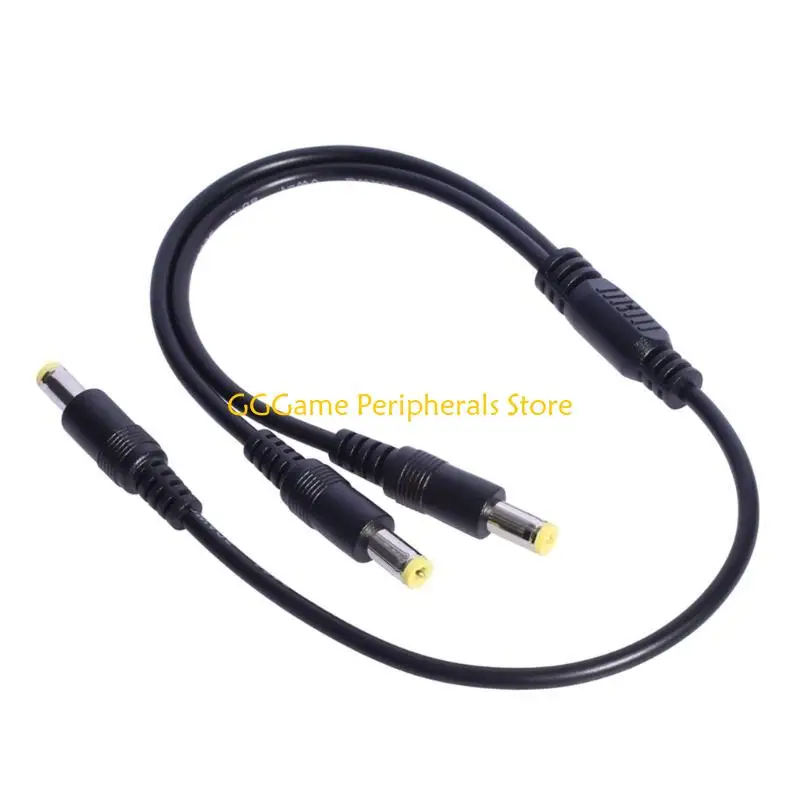 U55B 5.5mmx2.1mm  Power Supply Splitter Cable Cord, Y Splitter Adapter Wire,2 Way