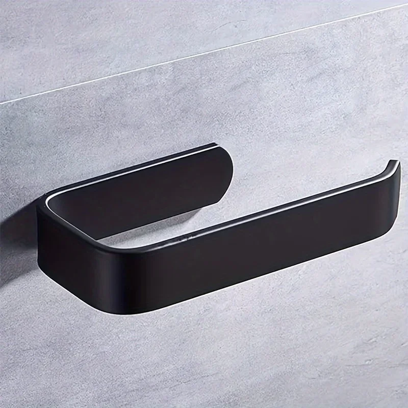 Self-adhesive Towel Rack Wall Mounted Bathroom Items Bathroom Towels Holder Hanger Without Punching Toilet Paper Holder