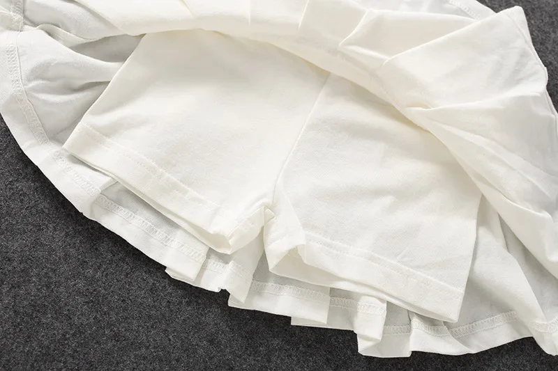 Der neue All-Match-Plissee-Culottes für Mädchen mit mittlerem und kleinem Sommer rock für Kinder und inneren Sicherheits hosen – Detail 10