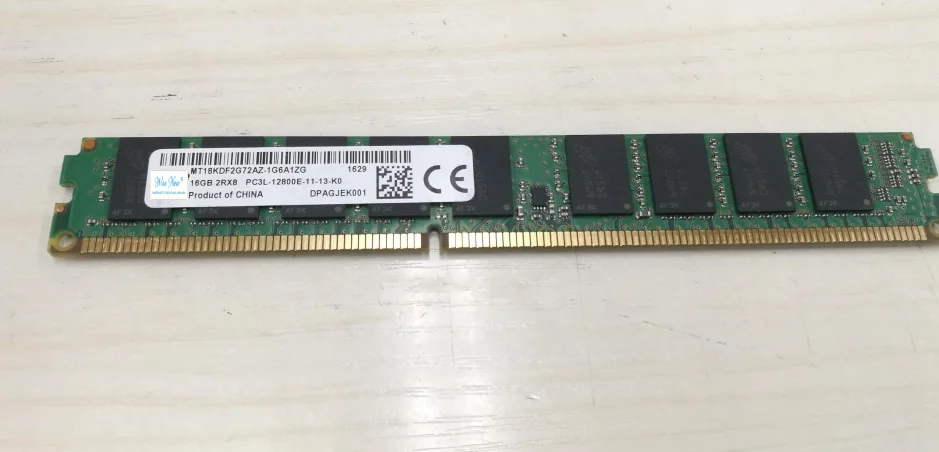 

For 16G 1600 pure ECC MT18KDF2G72AZ-1G6A1ZE half U narrow strip DDR3
