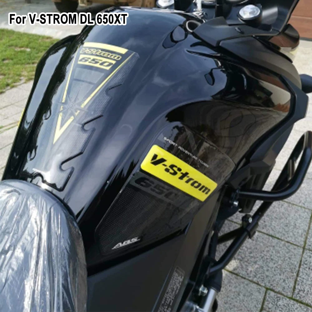 Motorcycle For Suzuki V STROM DL650XT Tank Pad Protection Stickers Fuel Oil Kit Adventure 2018 2019 2020 2021 2022  ﻿ - view 4