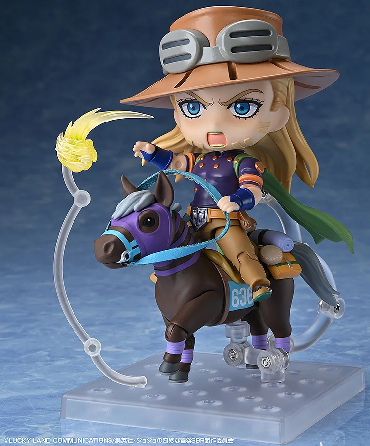 Figura de Acción Original de Anime JoJo's Bizarre Adventure STEEL BALL RUN, Gyro Zeppeli DX.ver, Modelo de Figura de Gyro Zeppeli
