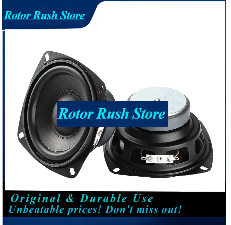 RoRuS2 4-inch Audio Speakers, 4 Ohms 20W Full Range Speaker, Home Theater Tweeter Speaker