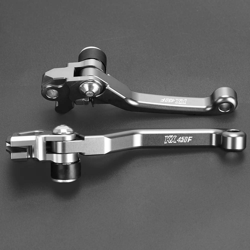 For KAWASAKI KX450F KX 450 F KX 450F 2006-2012 2013-2018 Motorcycle Motocross CNC Pivot Brake Clutch Levers Dirt Bike 5