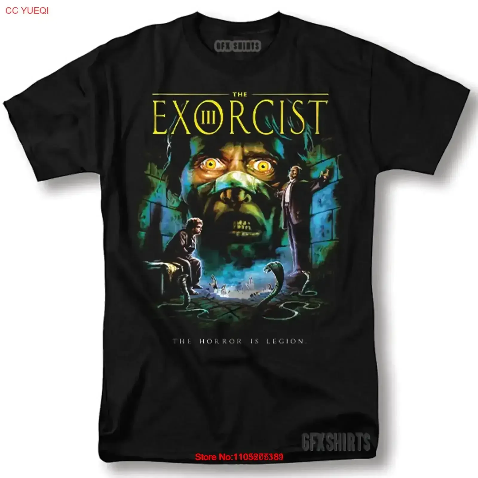 

The Exorcist III T Shirt Classic Movie Vintage Design Washed Versatile Comfortable Casual graphic Stretched Slightly vintage