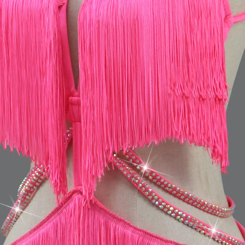 Vestido de Baile Latino 2026, para Adultos, Sexy, para Competencia, Fiesta, Actuación, Ropa Deportiva, para Práctica, para Chicas competicion flamenco urbana fiesta vestuario latinos cortos bailes samba falda lentejuel