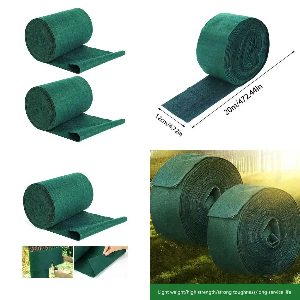 

E8BD Tree Trunk Shrub Plant Bandage Antifreeze Entangled PackingTape Cloth Warm Keep