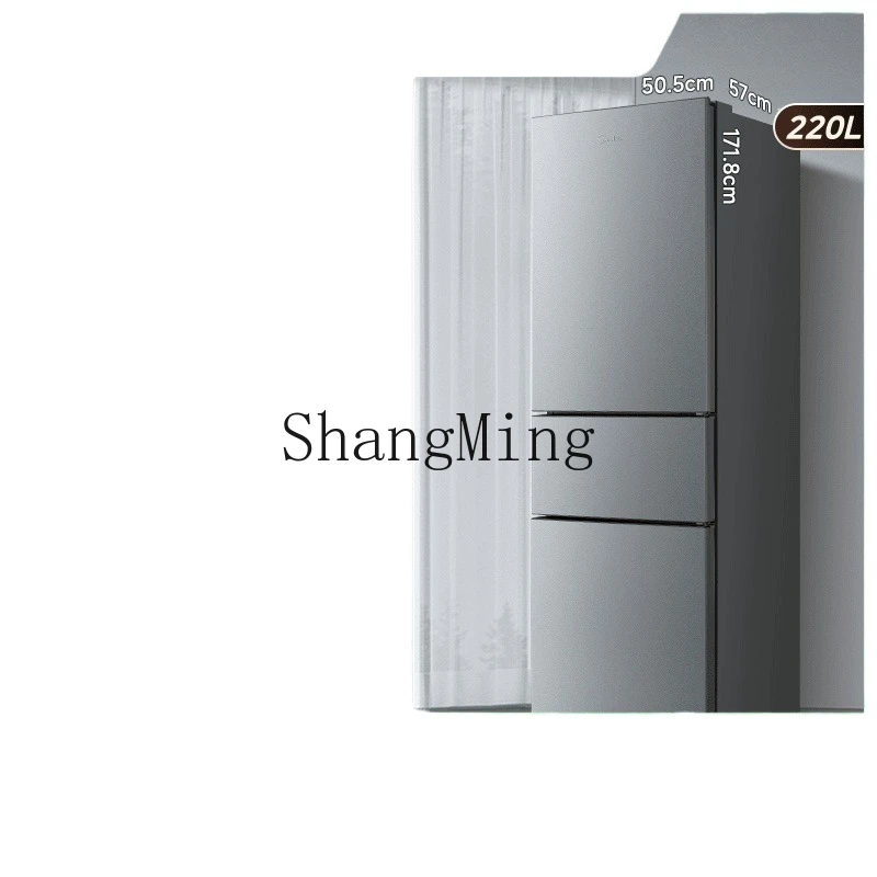 

ZYY three-door refrigerator household dormitory small rental low noise refrigeration freezing energy saving