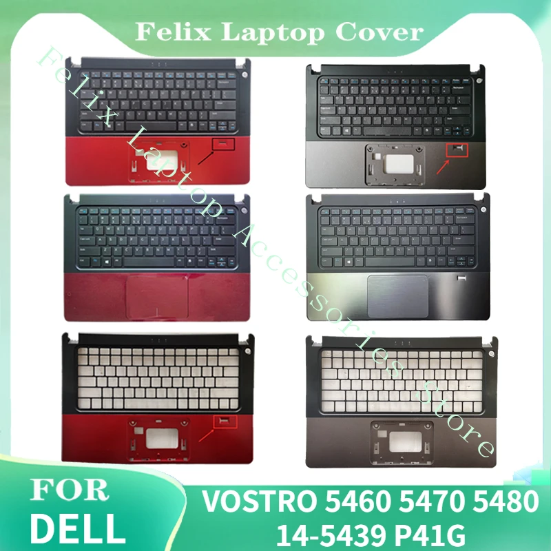 

New laptop For DELL VOSTRO 5460 5470 5480 14-5439 P41G Palmrest upper Cover / Bottom Base Cover lower Case