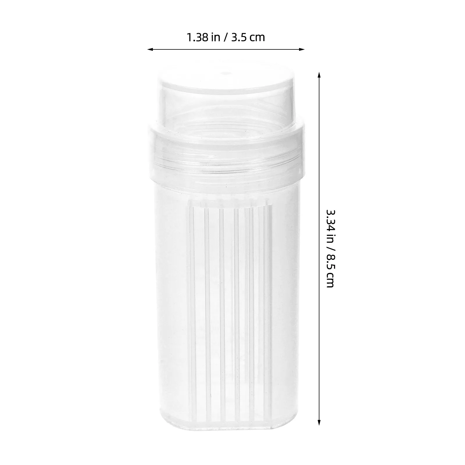 7pcs Coplin Staining Jars – High-Transparency Plastic Lab Slide Staining Containers for Microscope Slides