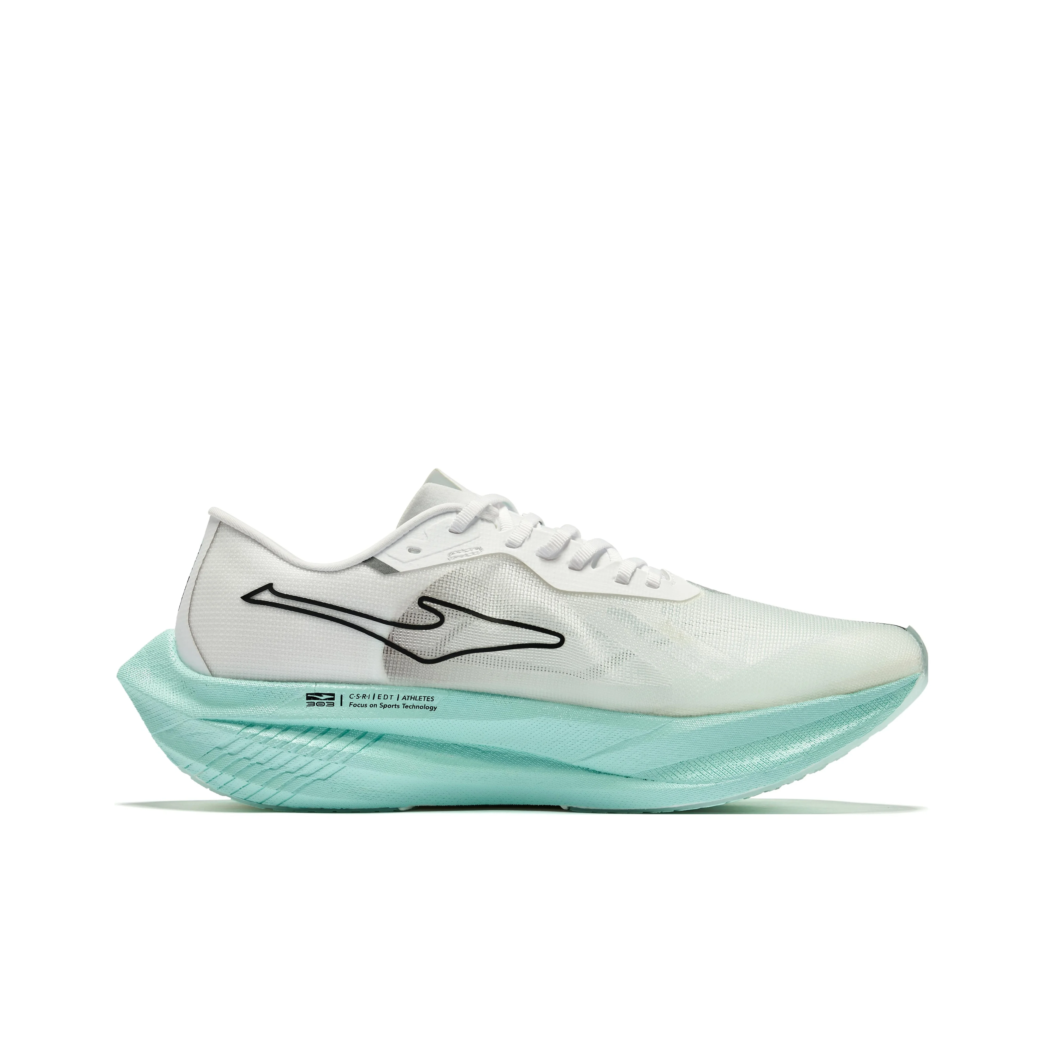 Erke Cyan Realm 2.0 Abrasion Resistant Breathable Low top Running Shoes Women's Azure 12124103235-005