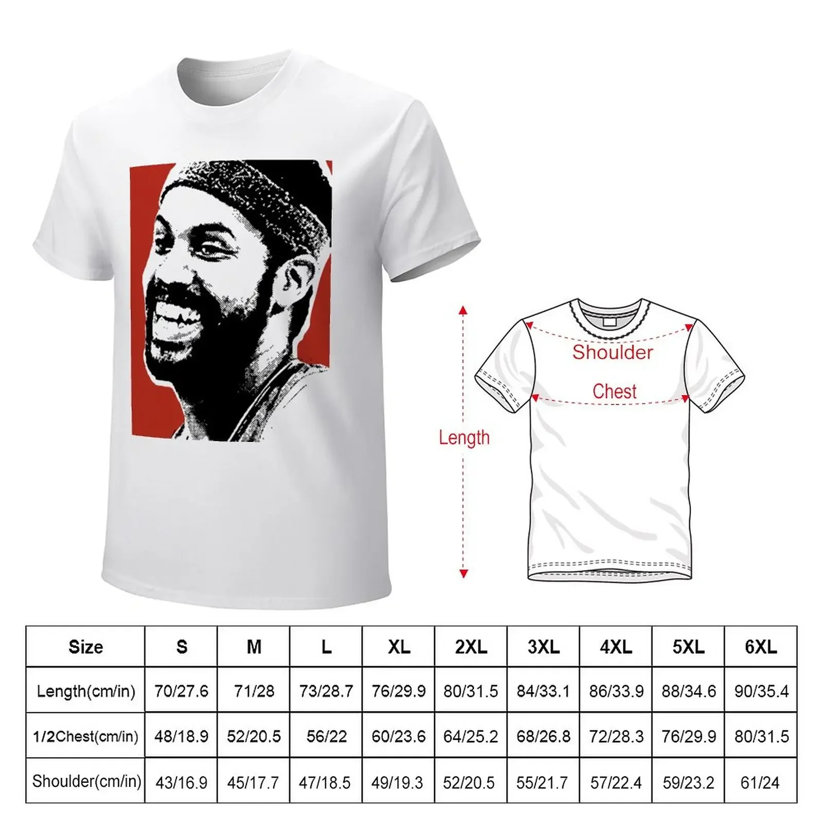 Rasheed Wallace T-Shirt Blouse summer top mens graphic t-shirts big and tall