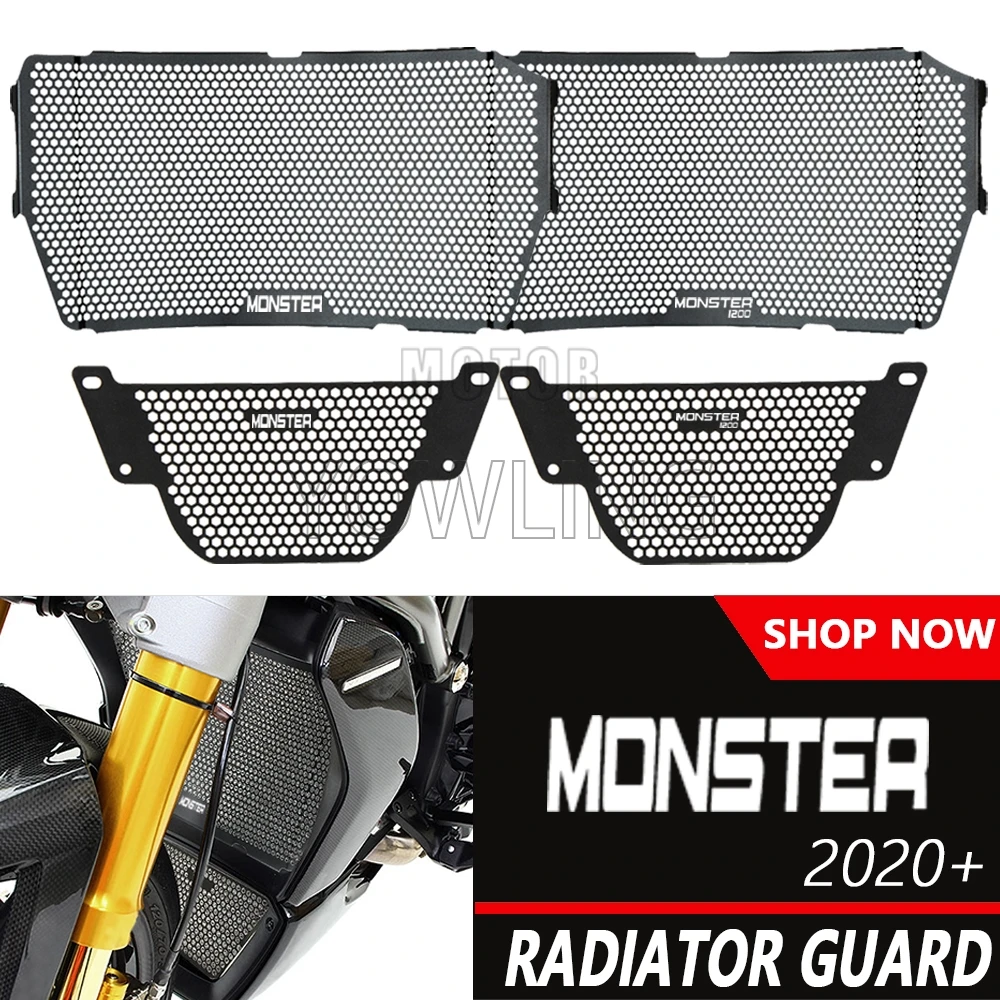 

For Ducati Monster1200 Monster 1200 S R 2013-2018 2019 2020 2021 2022 2023 Motorcycle Radiator Guard Grille Grill Cooling Cover