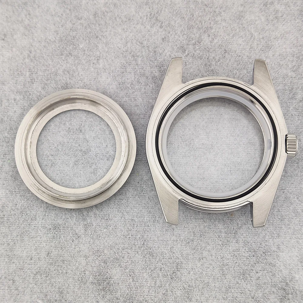 مقاوم للماء الياقوت ساعة زجاجية ، 316L حاوية من الفولاذ المقاوم للصدأ ، NH35 ، NH36 حركة ، 36 مللي متر ، 39 مللي متر ، والفضة