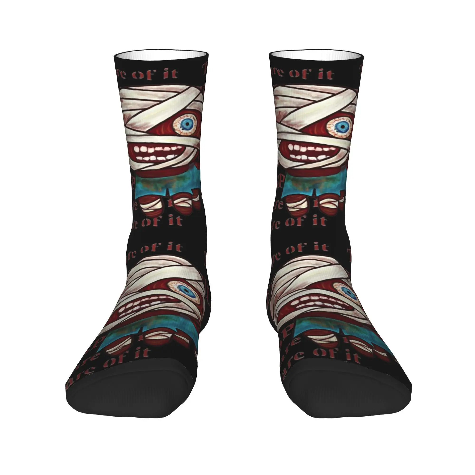 Captain Curly Tism Creature Mouthwashing Horror Games Printed Socks Outfits for Party Wear Flexible Print Socks