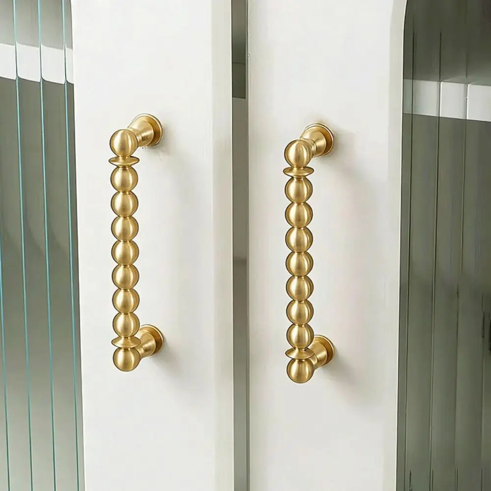 Hardware Handle Brass Cabinet Handle Creative Antique Furniture Hardware Copper Luxurious Brass Handle Shoe Cabinet