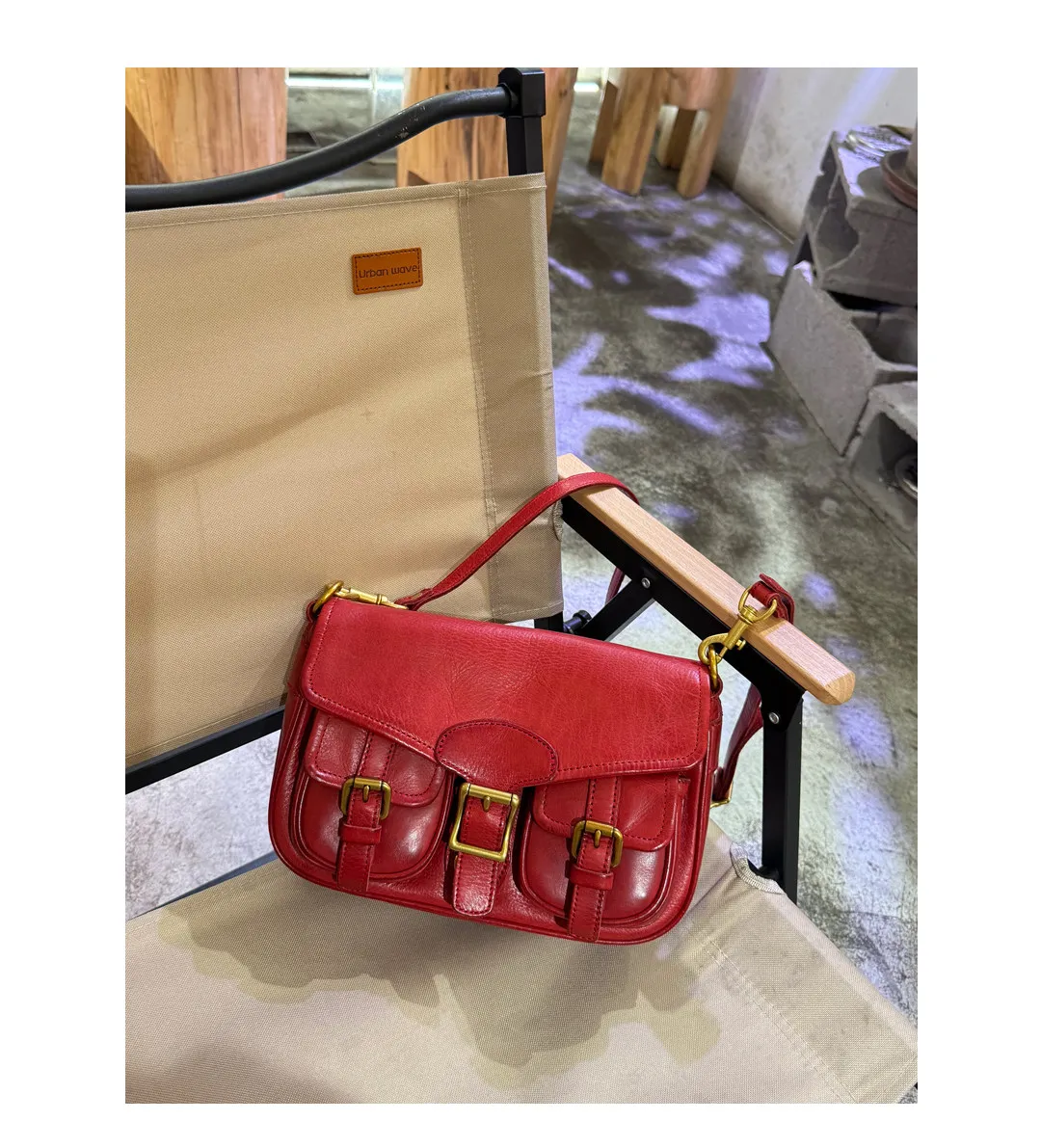 PNDME Mode Vintage Hochwertige Echtleder Damen Schultertasche Casual Reise Party Handgefertigte Rindsleder Umhängetasche – Detail 10