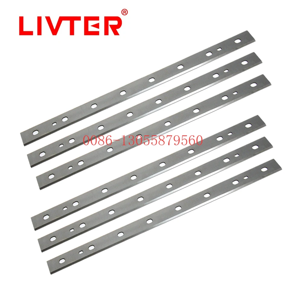 Livter 333mm Planer Blades Replacement DeWalt DW735 DW735X 6-Blades Wood Planer Knife for Woodworking - 2 SET