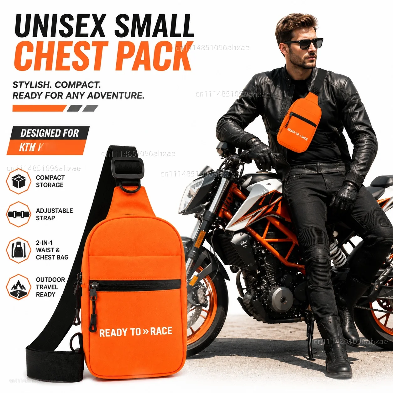 Motorcycle 2In1 Multi-functional Waist Bag Chest Bag Outdoor Travel Bag For KTM Duke 390 1290 790 890 690 1090 1190 990 125 200