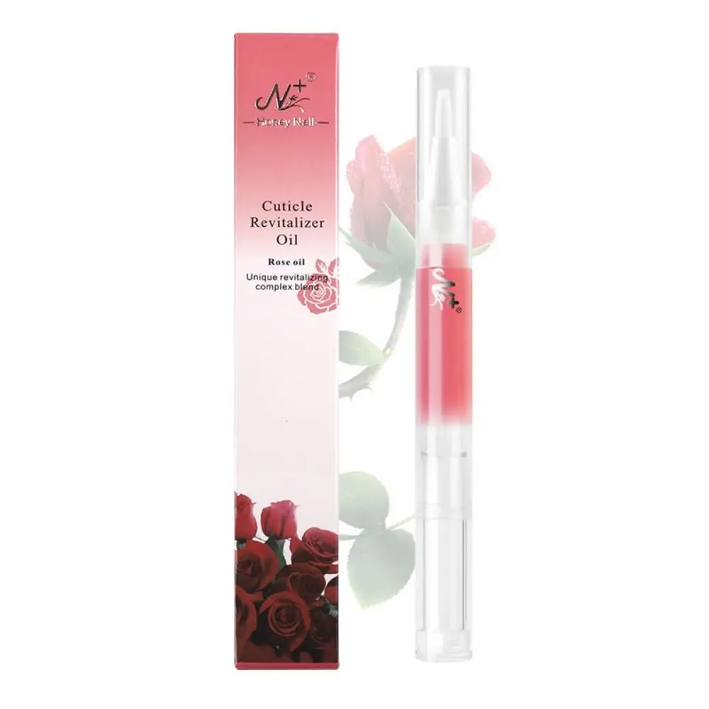 Portable Floral Scent Cuticle Pen Brush Moisturizing Fruit Flavour Nail Revitalizer 2ML Cuticle Treatments