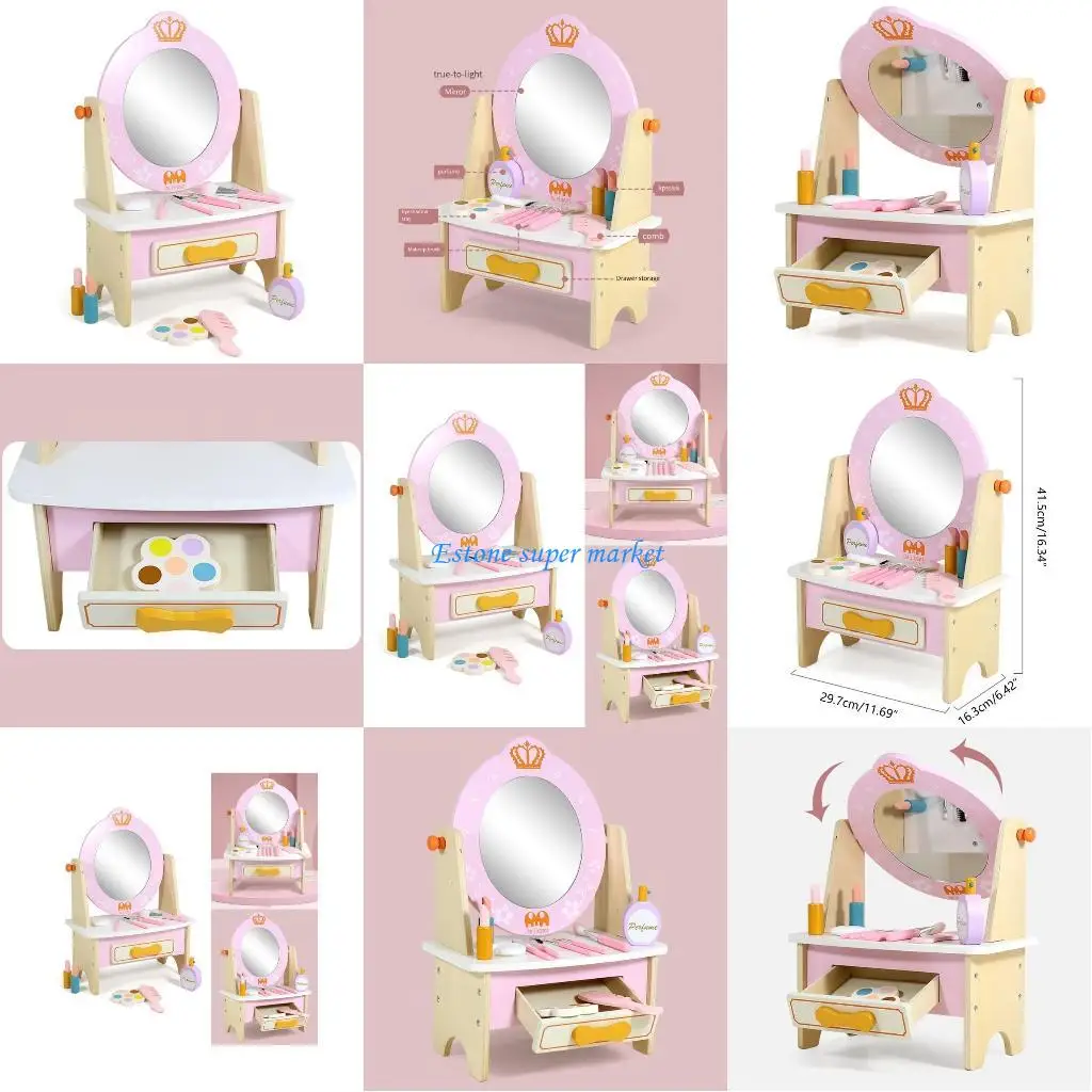 

090B Kids Makeup Pretend Makeup for Toddlers Toy Gift for Girls Age 3+ Years