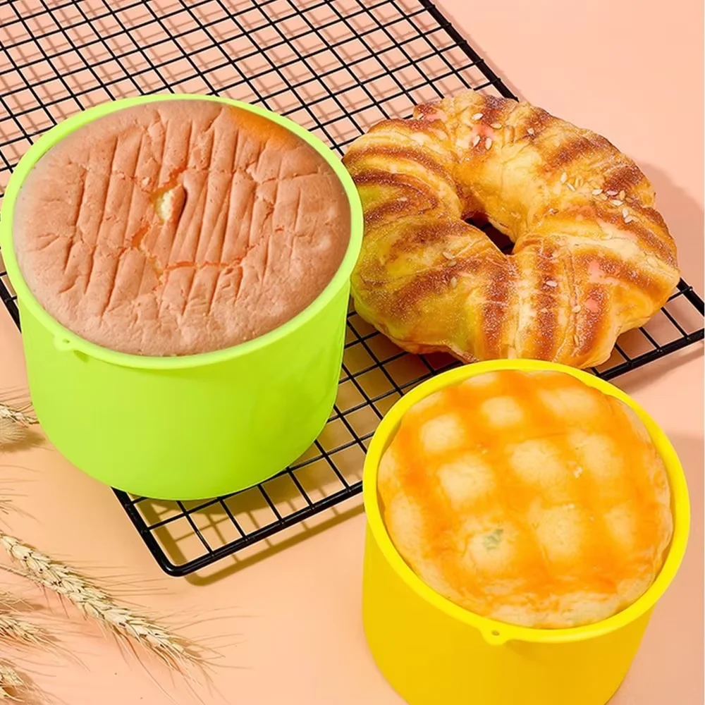FAIS DU No-stick Round Silicone Cake Mold Random Color Mousse Cake Moulds DIY Desserts Baking Mold Tools Kitchen Accessories