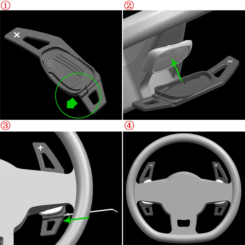 For Cupra Ateca Formentor VZ5 Leon 2021-2025 Car Steering Wheel Shift Paddle Gear Shifter DSG Extension Styling Car Accessories