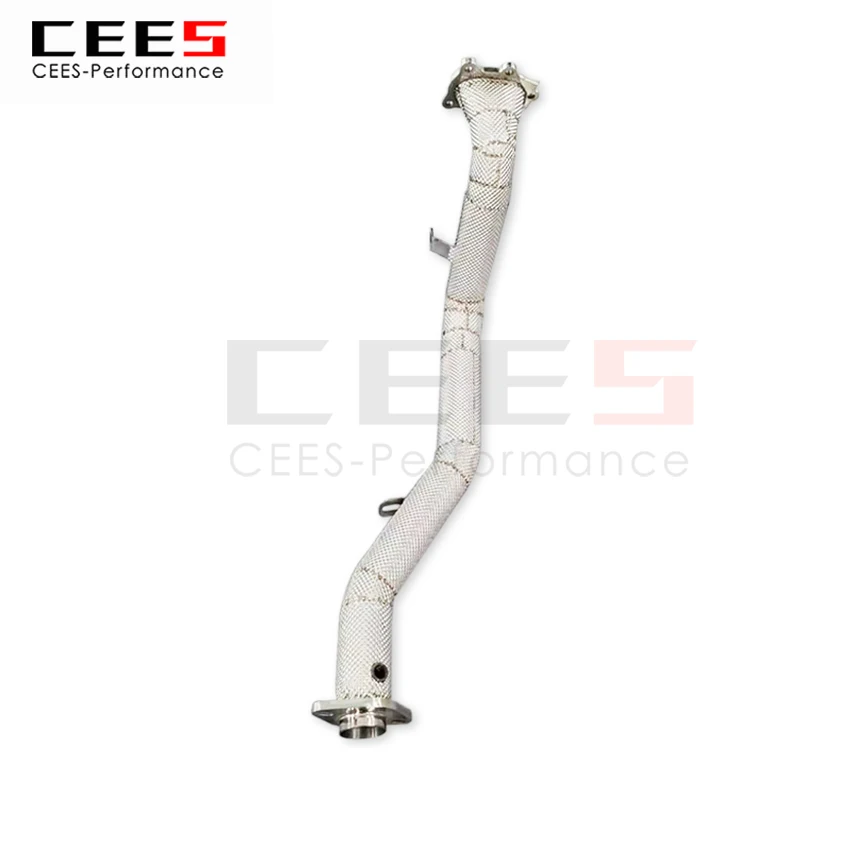 

CEES Exhaust System For Subaru Impreza STI 2.5T single turbo Headers Without Catalyst No cat Downpipe Manifold