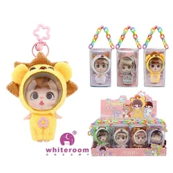 9cm Mini Doll  Astronauts  Animals Key Pendant Bjd Pocket Dolls Toys Girl Reborn Kit Baby Toys for Children Baby Boy Accessories