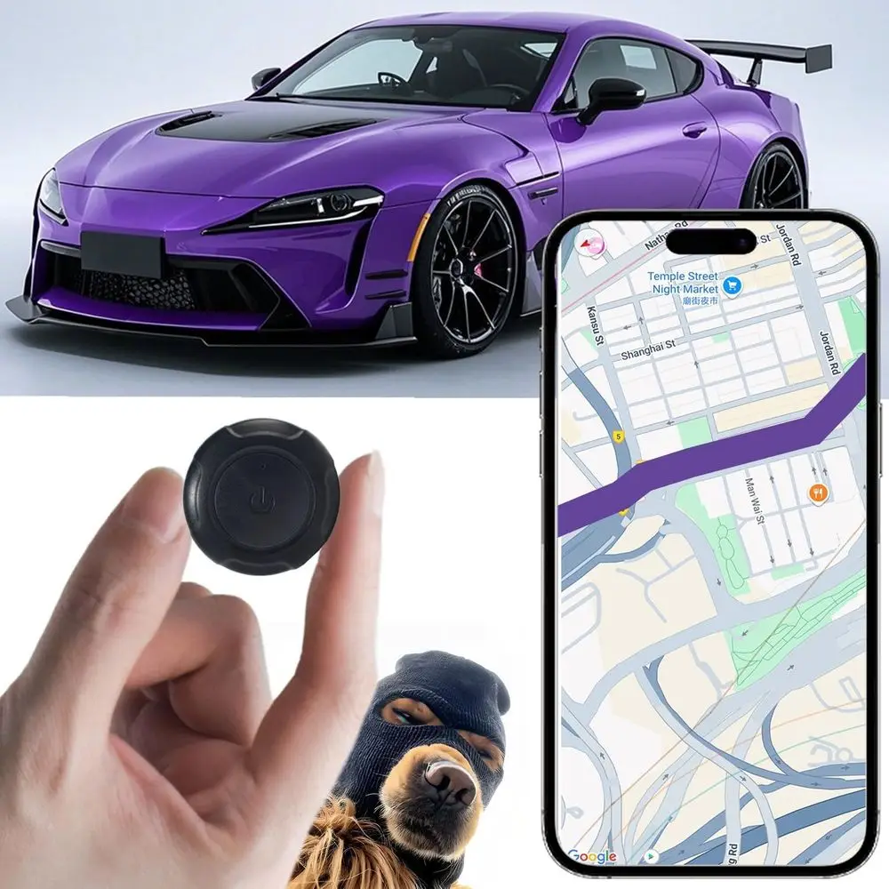 

GPS Tracker for Vehicles,Cars,Kids,Pets,and Motorcycles | Real-Time Location Tracking | No Monthly Fee No Subscription | Mini Hi